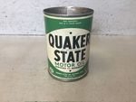 Quaker State Motor Oil Can Vintage One Quart Empty. Collectible