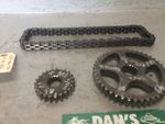 Chain & Sprocket Ski-doo 2000 Formula 500 Snowmobile # 504148600, 50078400