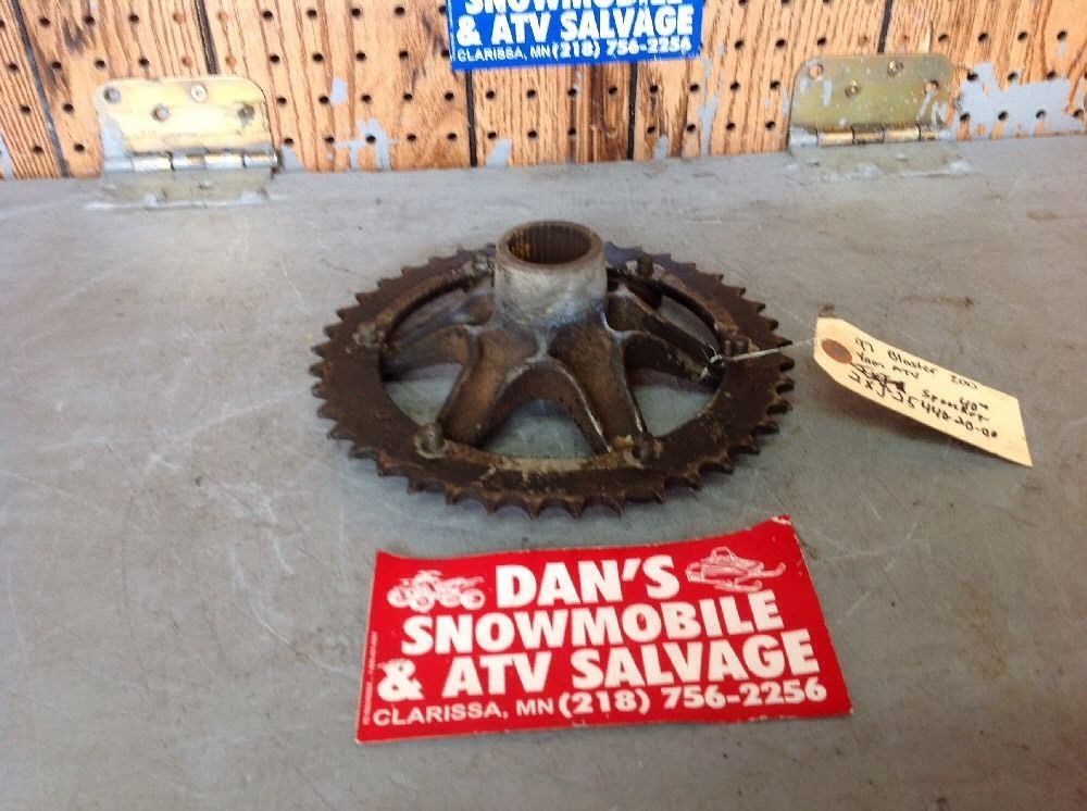 Sprocket & Hub Rear # 2XJ-25440-20-00 Yamaha 1997 Blaster 200 ATV