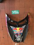 Hood # 517303707 Ski-doo 2007 Summit 800 Snowmobile Black /w Red Bull Appliqués