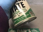 Quaker State Motor Oil Can Vintage One Quart Empty. Collectible