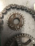 Chain & Sprocket Ski-doo 2000 Formula 500 Snowmobile # 504148600, 50078400