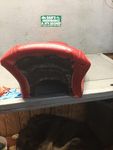 Seat Reupholstered # 2632490 Red And Black Polaris 2003 Predator 500 ATV