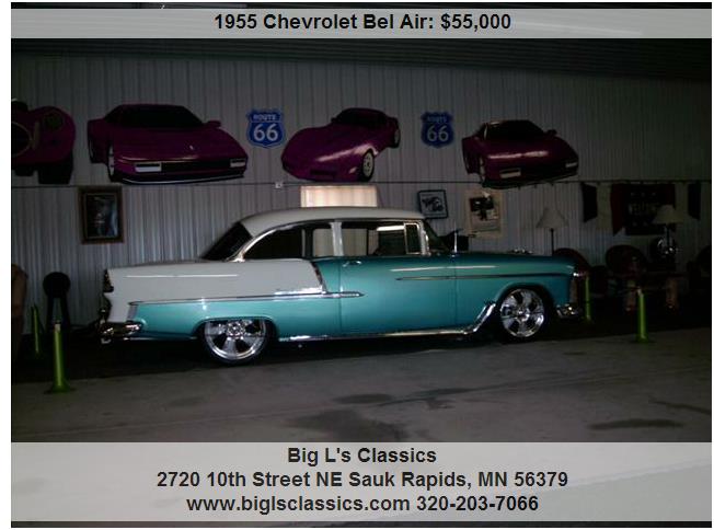 1955 Chevrolet Bel Air Blue 5000 miles