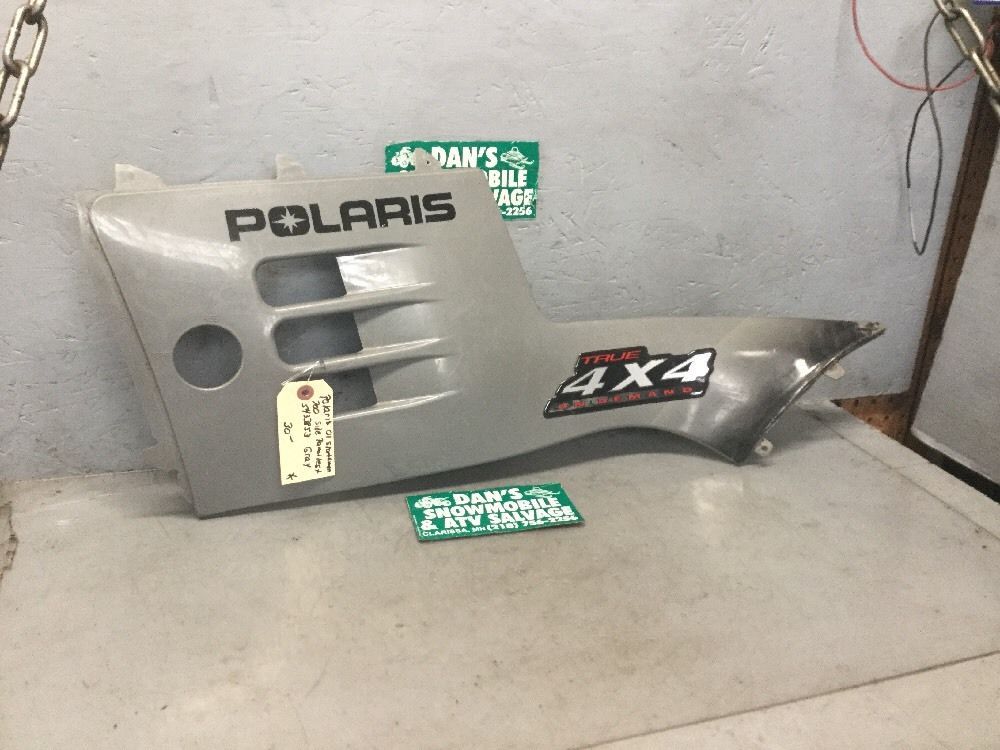 Side Panel Left Gray Polaris 01 Sportsman 700 ATV 4x4 # 5433853