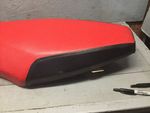 Seat Reupholstered # 2632490 Red And Black Polaris 2003 Predator 500 ATV