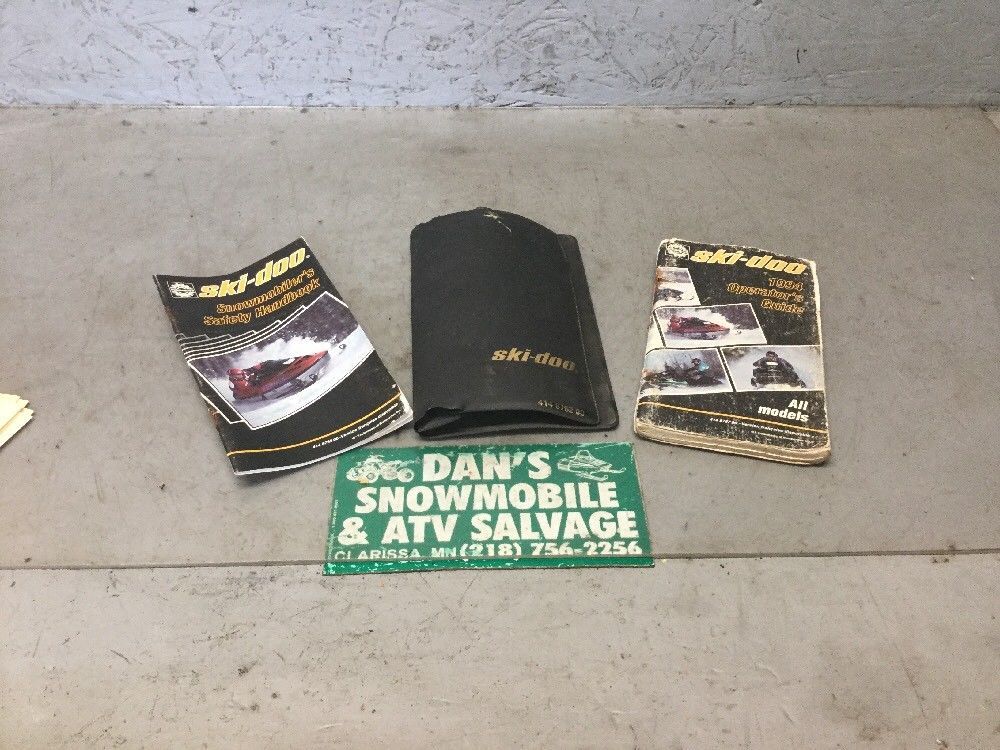 Manual Safety Handbook Operators Guide Ski-doo 1994 All Models