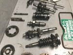 Gears & Chain Engine Yamaha 84 YTM 200 E ATV # 15A-11454-00-00, 21V-18120-00-00