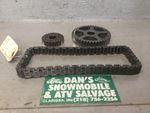 Chain & Sprockets Ski-doo 2001 MXZ 600 Snowmobile # 504151859, 504139700