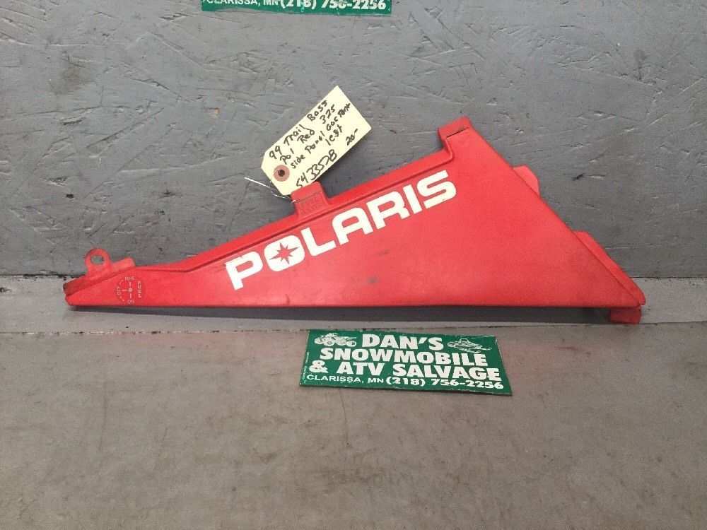 Side Panel Left Gas Tank Cover Red Polaris 99 Trail Boss 325 ATV # 5433578