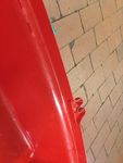 Rear Lid Red Honda 90-91 TRX 200 ATV # 80211-HF1-6700