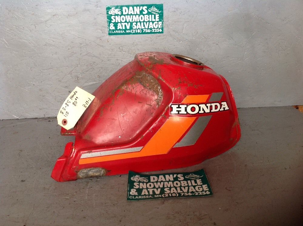 Gas Tank Fuel For Honda 1983-85 ATV 110 Red